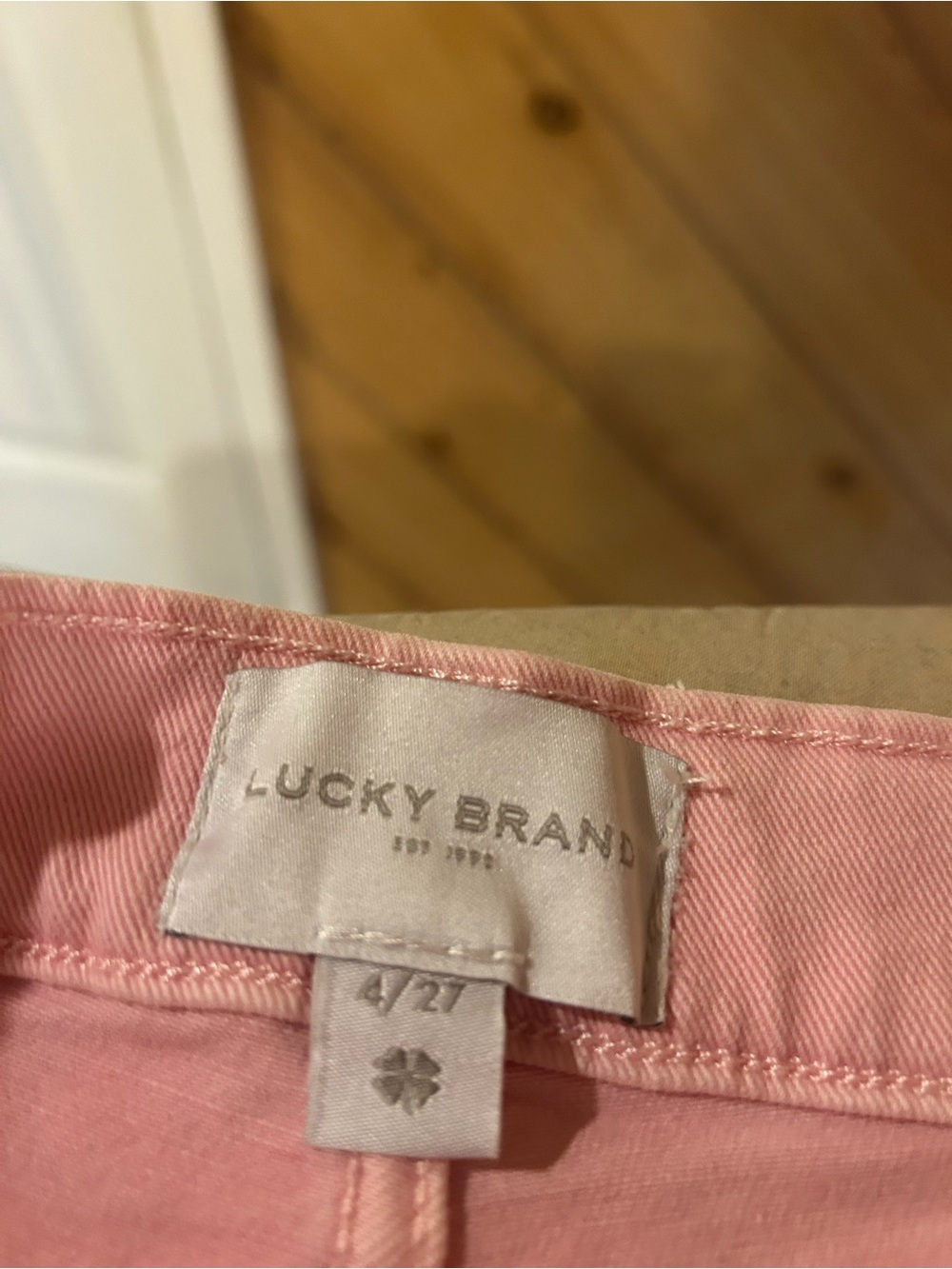 Lucky Brand Women's Rose Pink Jeans - Straight Leg